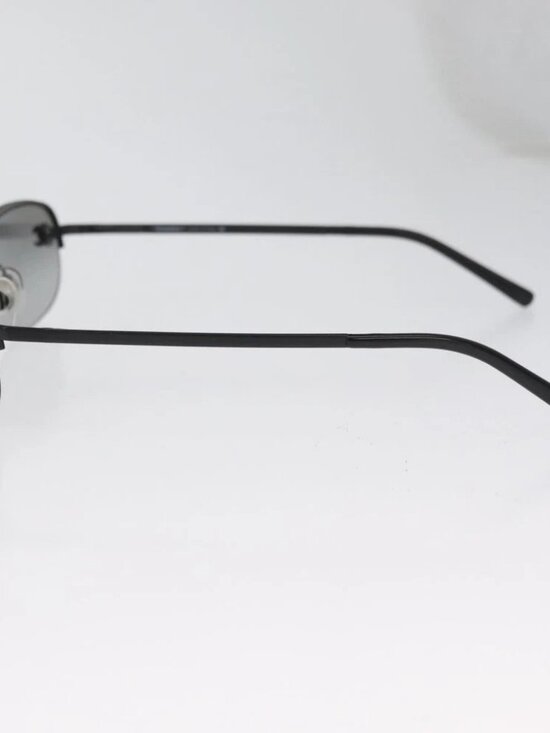 CHANEL CC Sunglasses metal Black CC Auth am10967V main image 4
